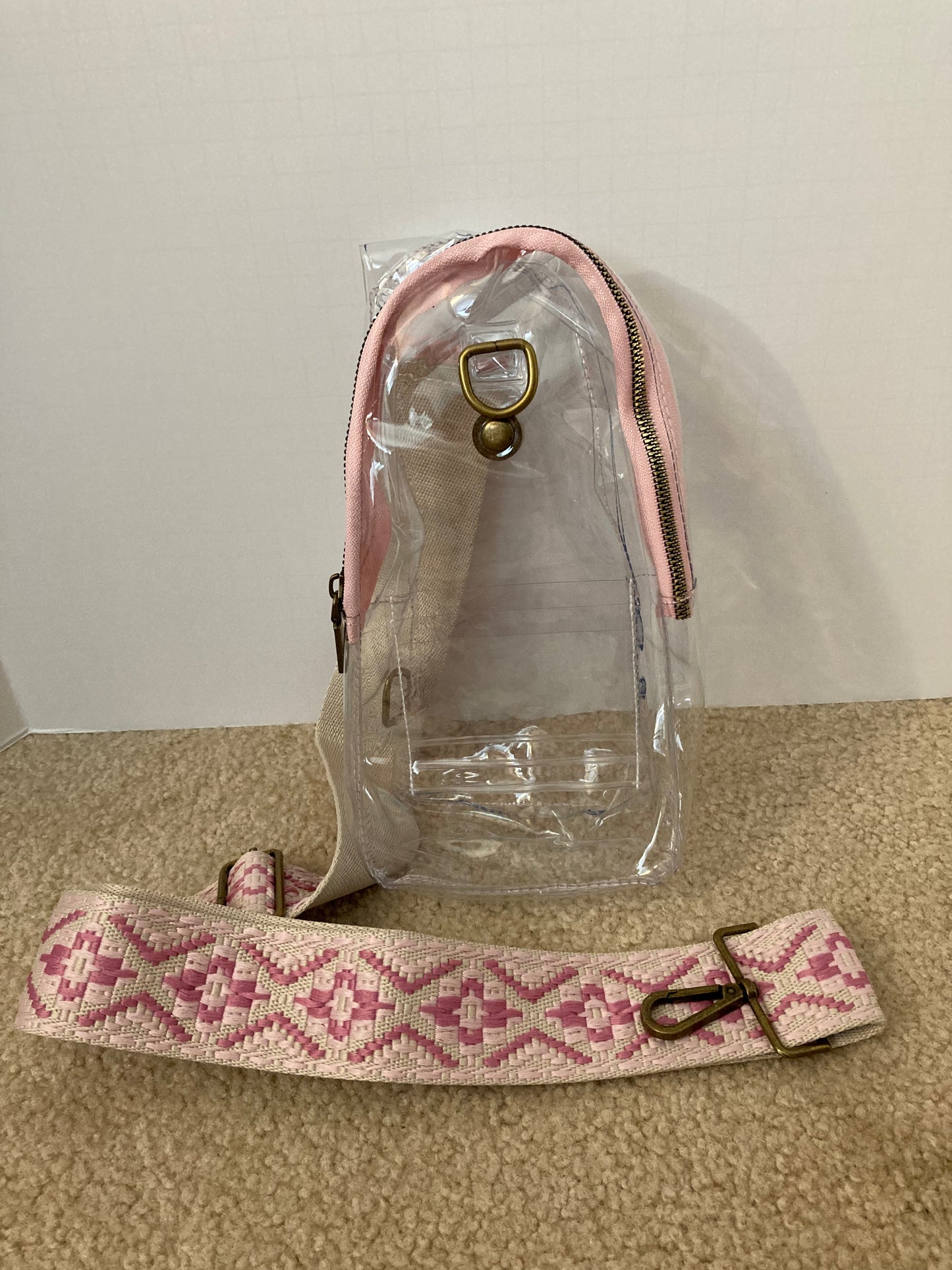 Samantha Sling Bag - Clear