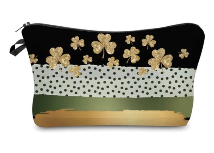 Pouch - St. Patrick’s Day Gold Shamrocks