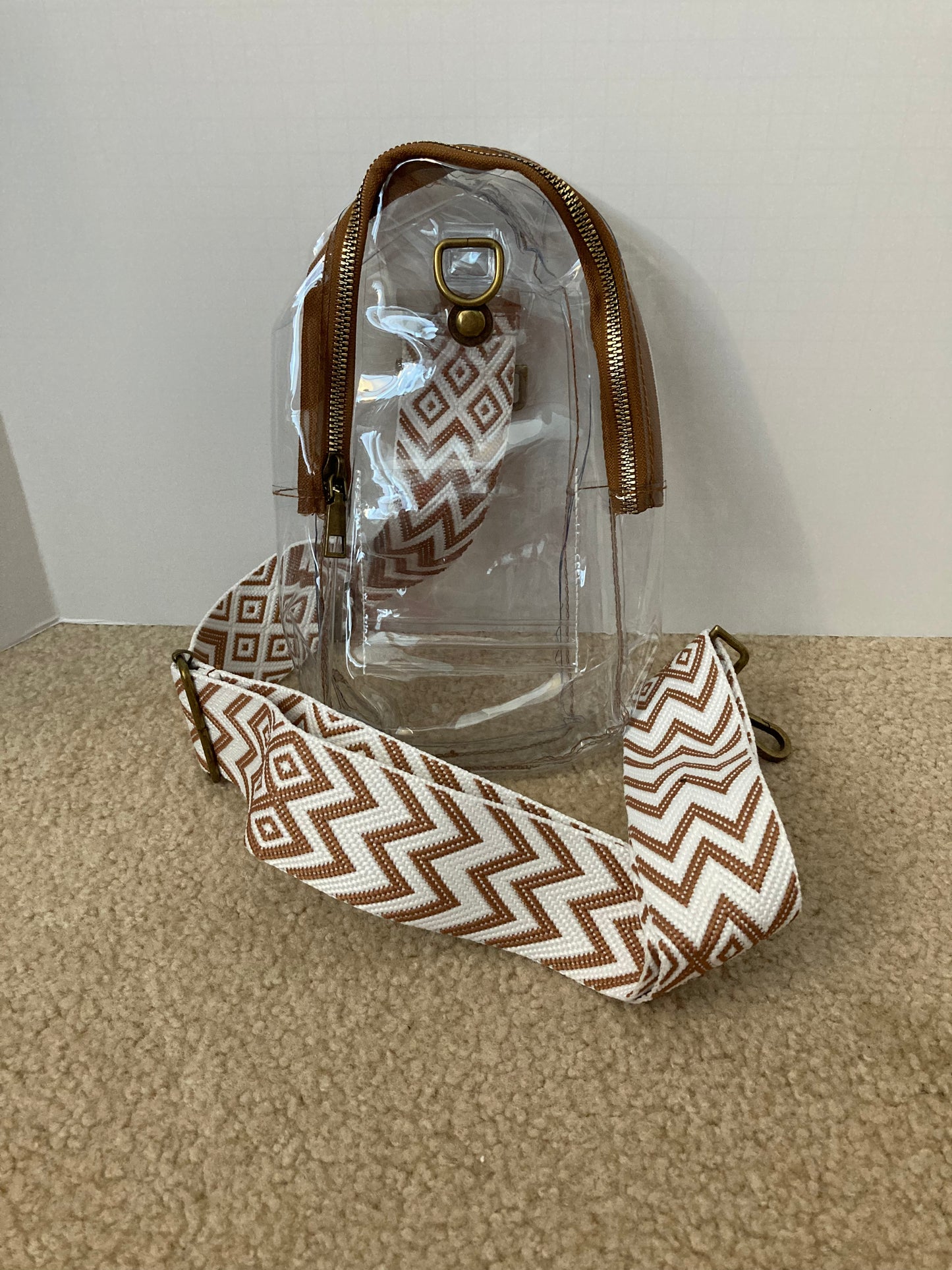 Samantha Sling Bag - Clear