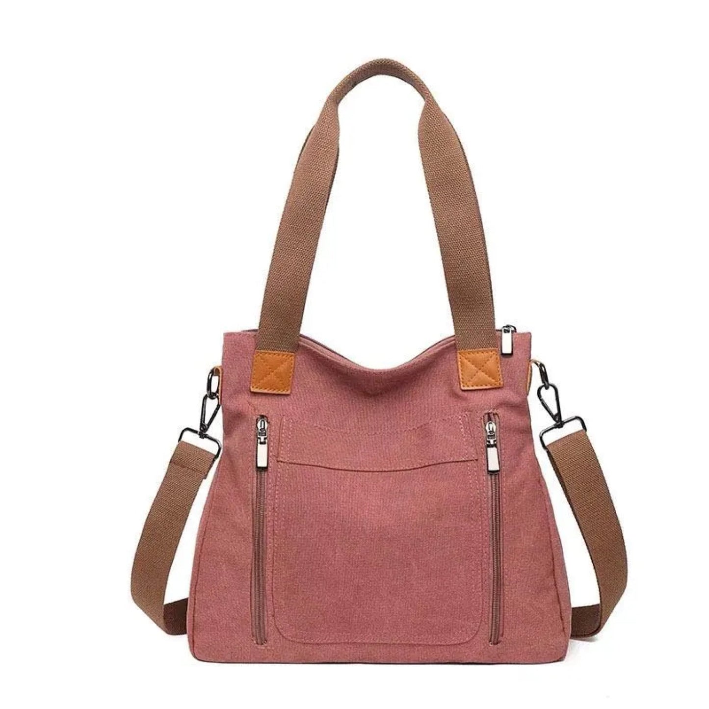 Mystery Stuffed Caitlin - Canvas Satchel