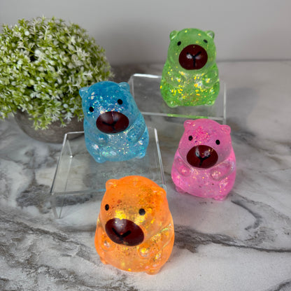 Squishy Toy - Capybara Glitter