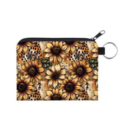 Mini Pouch - Sunflower Dots