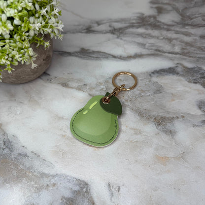 Keychain - Faux Leather Fruit