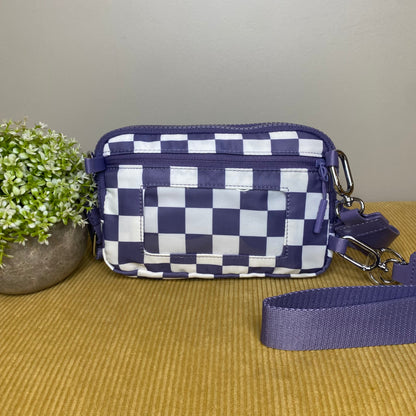 Remi - Nylon Crossbody Checkered - PREORDER