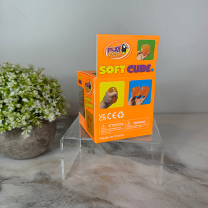 Squishy Toy - Soda Cube - Orange Squish