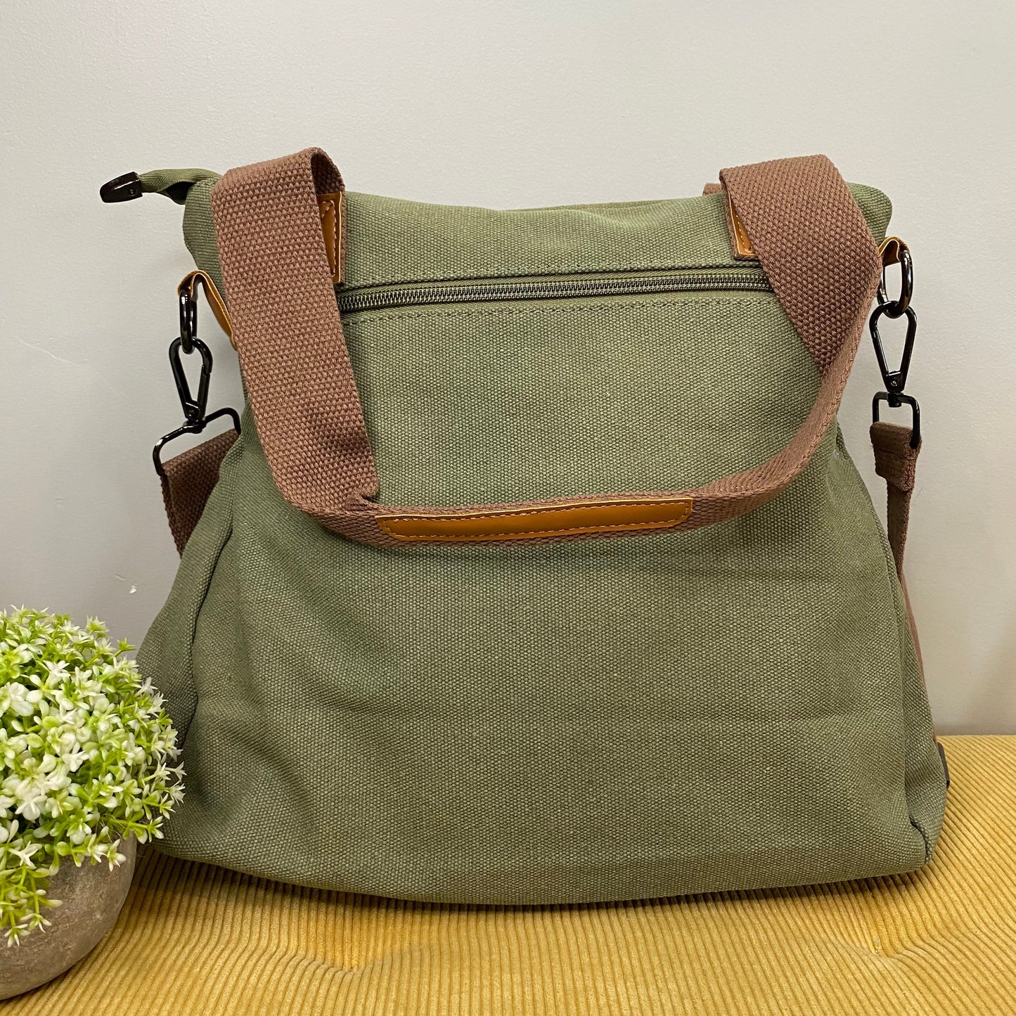Mystery Stuffed Caitlin - Canvas Satchel