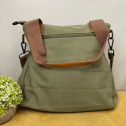 Mystery Stuffed Caitlin - Canvas Satchel