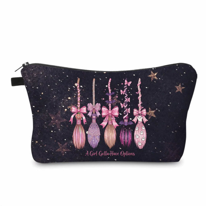 Pouch - Halloween Fall - Witch Broom Options