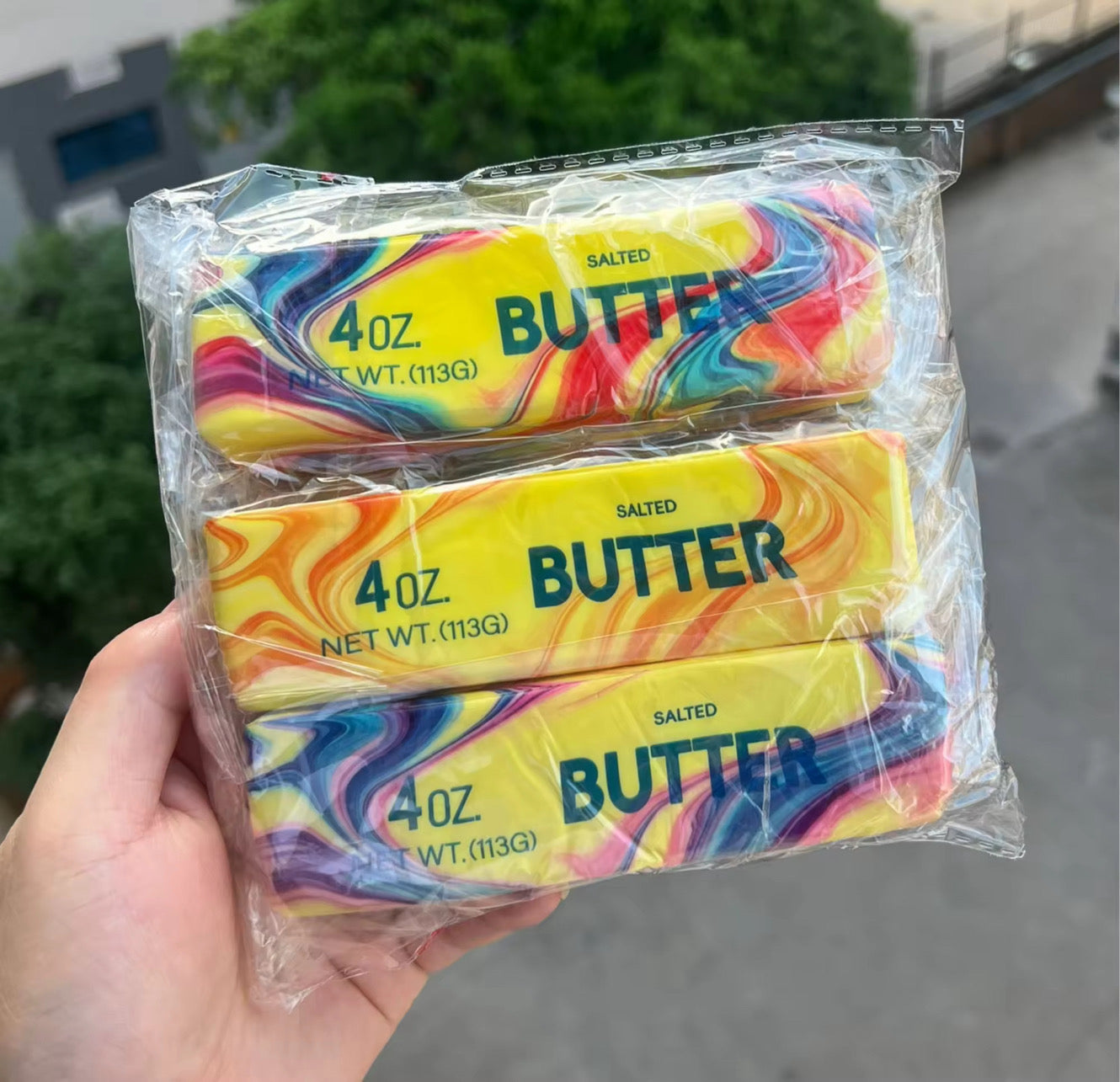 Squishy Toy - Butter Tie Dye - PREORDER