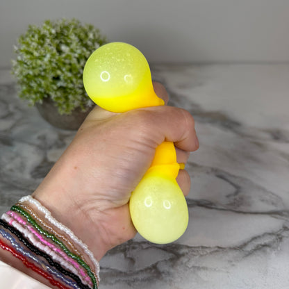 Stress Squishy Toy - Cheese Cube, Small
