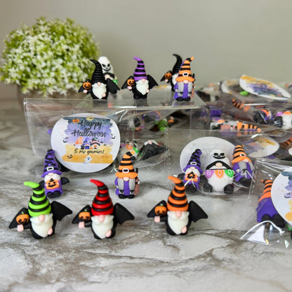 Gnome Figurines  - Halloween Assortment (3 pack) - Halloween Sticker