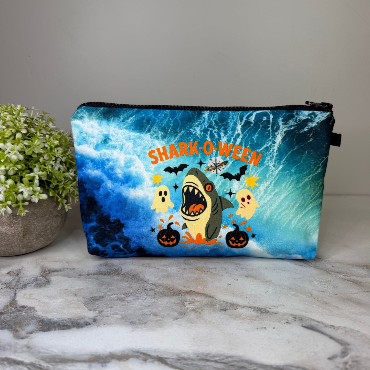 Pouch - Halloween Fall - Shark-O-Ween