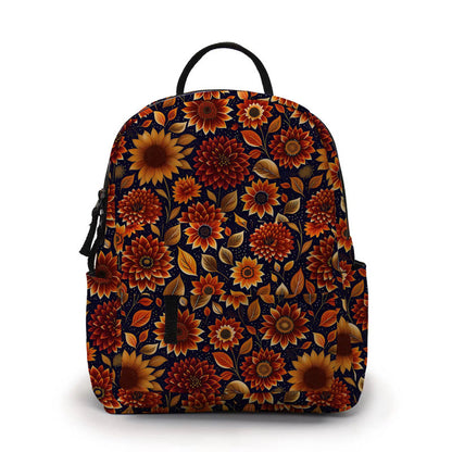 Mini Backpack - Moody Crimson Floral