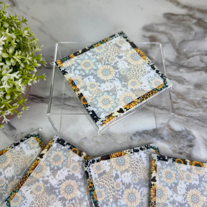 The Sticky Note Collection - Turquoise Sunflower
