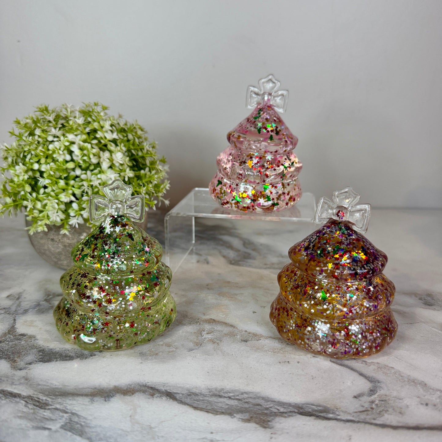 Squishy Toy - Christmas Glitter Tree