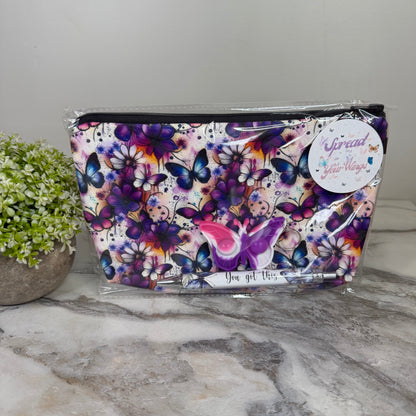 Bundled Set - Butterfly Purple Floral