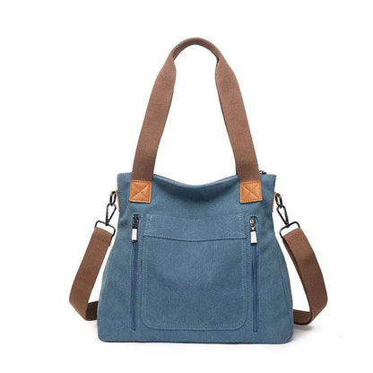 Mystery Stuffed Caitlin - Canvas Satchel