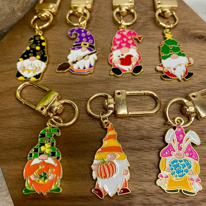 Keychain - Holiday Gnomes Charm