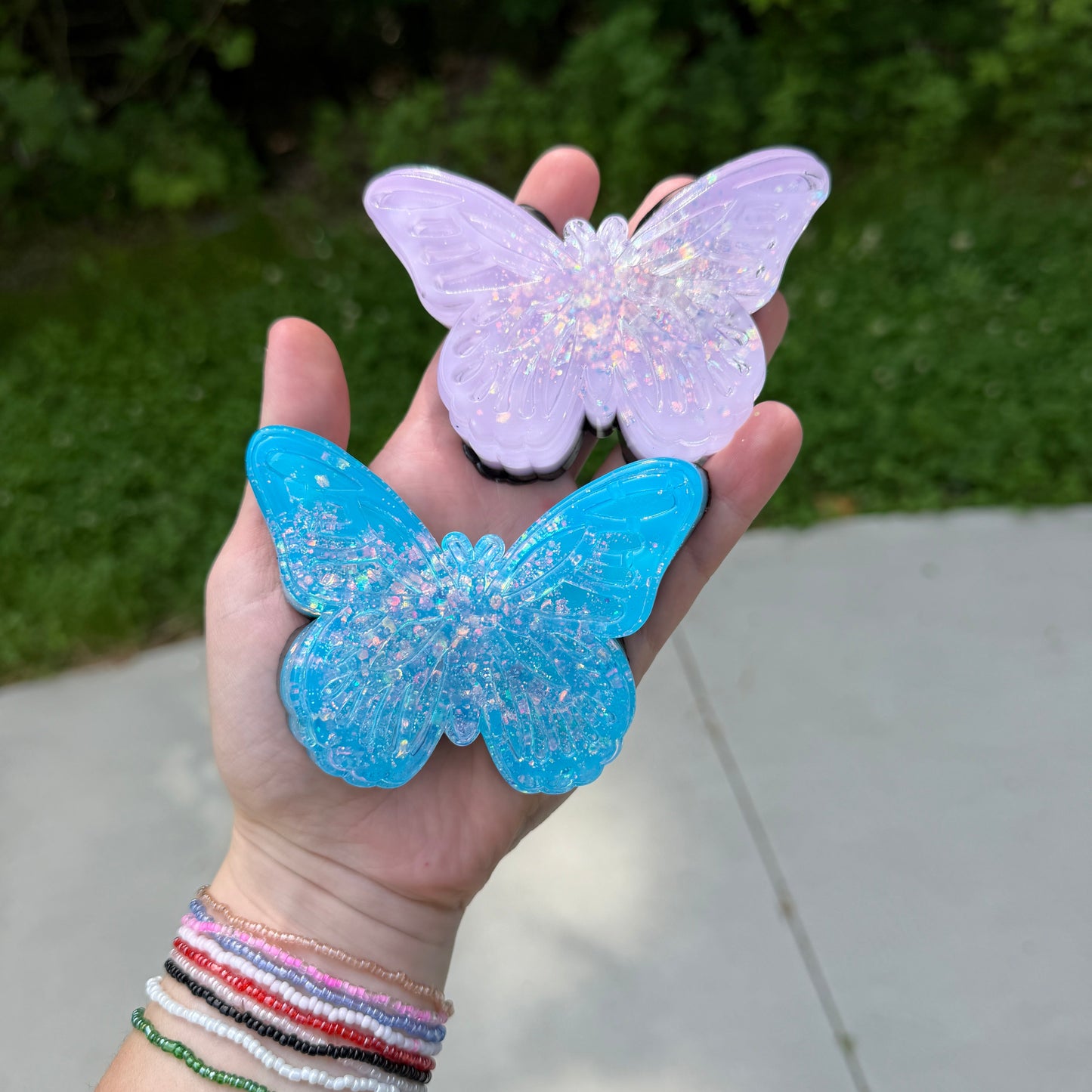 Squishy Toy - Butterfly Glitter