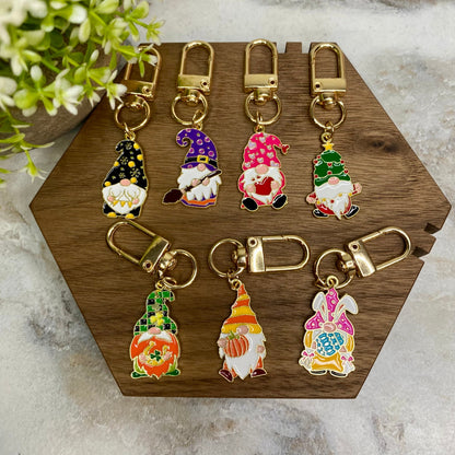 Keychain - Holiday Gnomes Charm