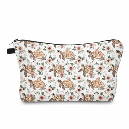 Pouch - Animal Floral Turtle