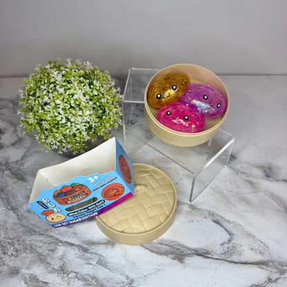 Squishy Toy - Mini Dumpling, Slow Rise Glitter - 3 PACK!