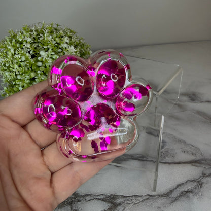 Squishy Toy - Paw Print, Glitter