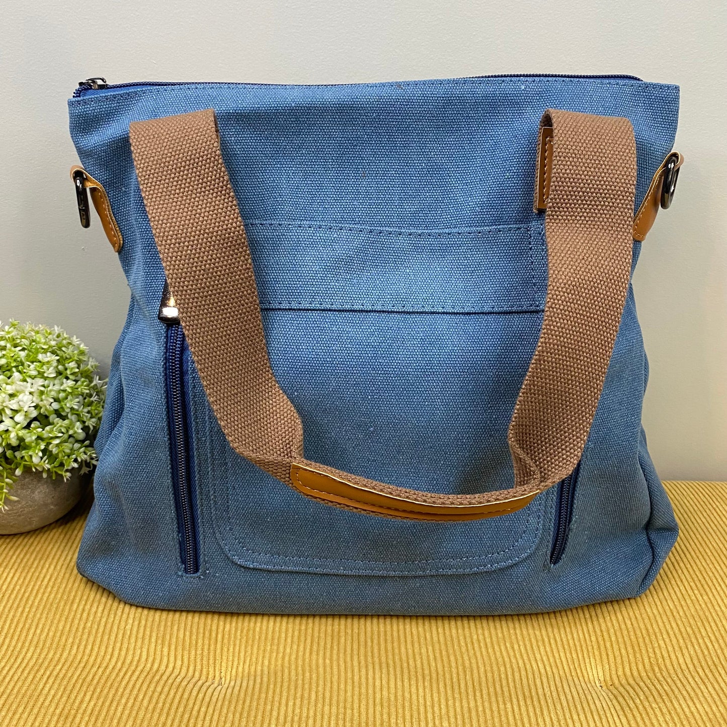 Mystery Stuffed Caitlin - Canvas Satchel