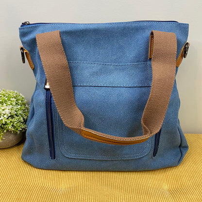 Mystery Stuffed Caitlin - Canvas Satchel