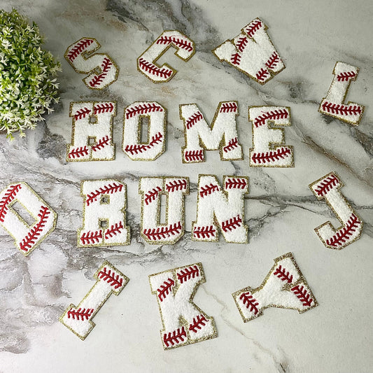 Patch Chenille Letter - Baseball