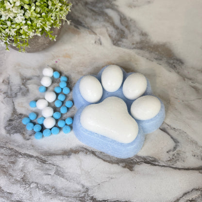 Squishy Toy - Giant Paw Taba - Blue White