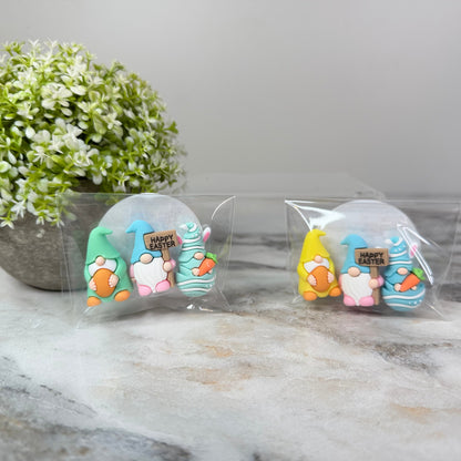 Gnome Figurines  - Easter Assortment (3 pack) - Gnomies Sticker