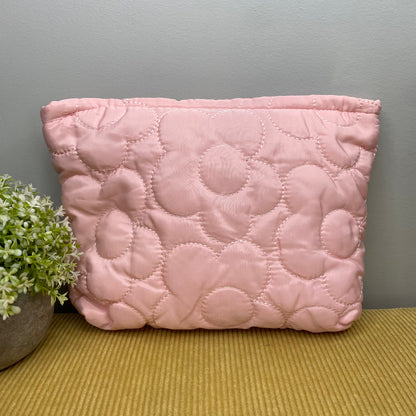 Puffer Pouch - Daisy - Light Pink