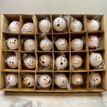 Stress Balls - Christmas - Snowmen Faces