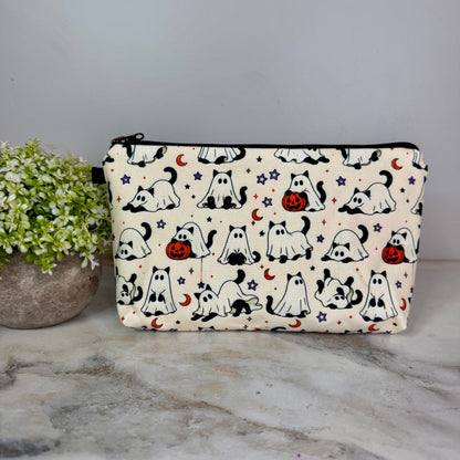 Pouch - Halloween Fall - Cat Ghosts