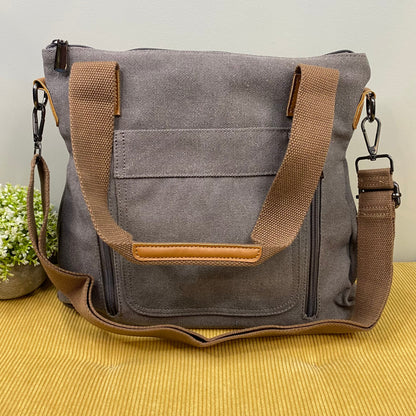 Mystery Stuffed Caitlin - Canvas Satchel