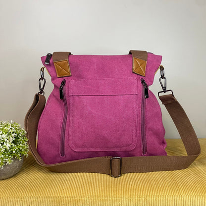 Mystery Stuffed Caitlin - Canvas Satchel