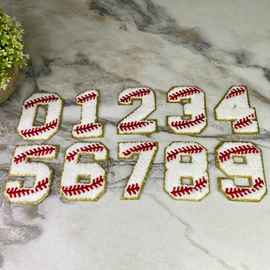 Patch Chenille - Baseball Numbers