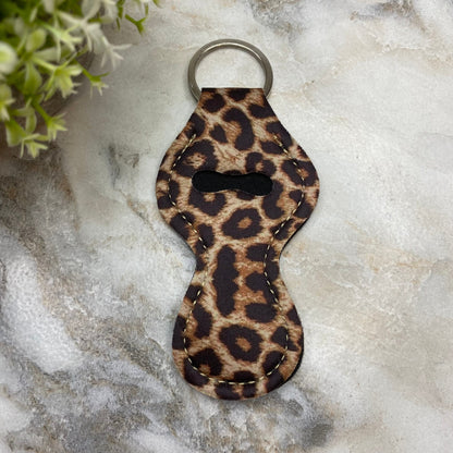 Lip Balm & Holder - Large Leopard Print