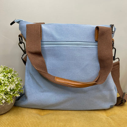 Mystery Stuffed Caitlin - Canvas Satchel