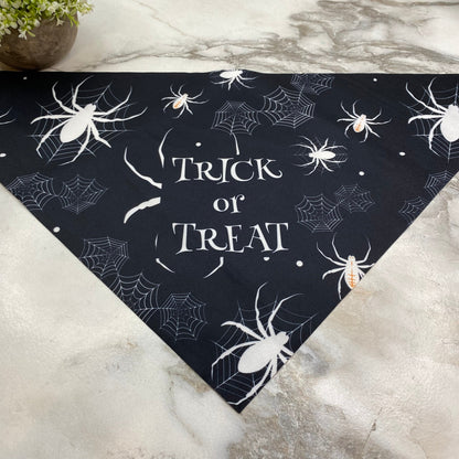 Dog Bandana - Halloween - Spider Web Trick or Treat