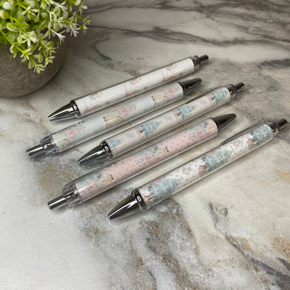 Pen - Clear Christmas Pastels