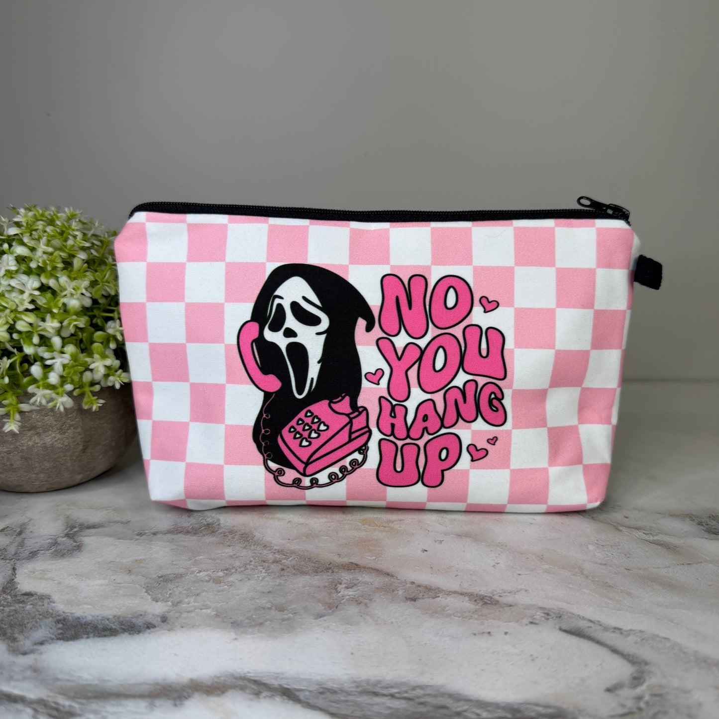 Pouch - Halloween Fall - Ghost Face No You Hang Up