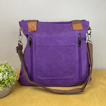 Mystery Stuffed Caitlin - Canvas Satchel