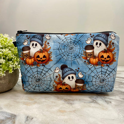 Pouch - Fall Pumpkin Ghostie