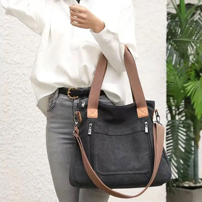 Caitlin - Canvas Satchel