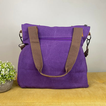 Mystery Stuffed Caitlin - Canvas Satchel