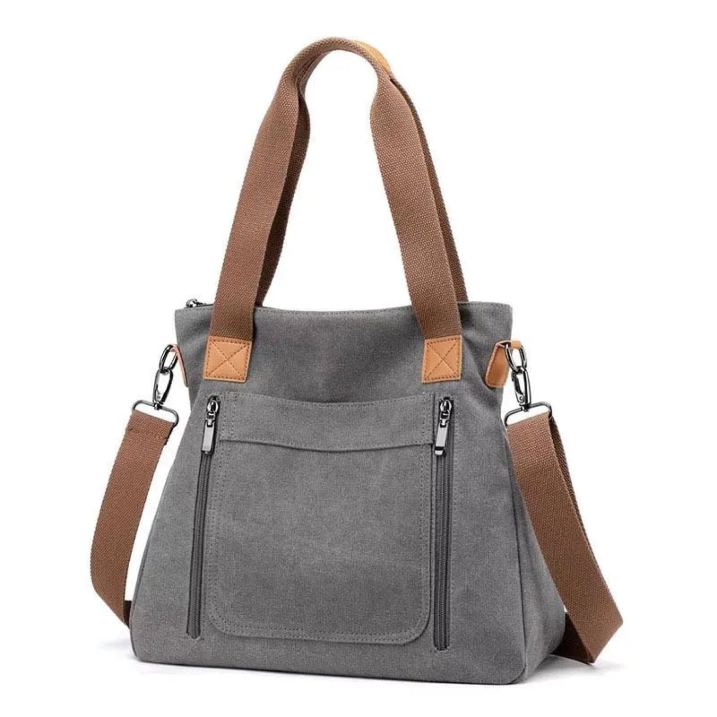 Mystery Stuffed Caitlin - Canvas Satchel
