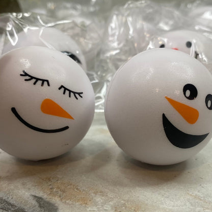 Stress Balls - Christmas - Snowmen Faces