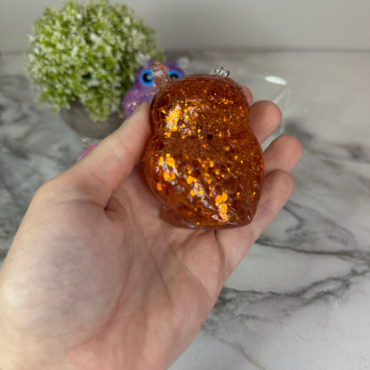 Squishy Toy - Owl, Glitter